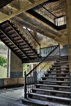 Urbex Prison staircase by Dyon Koning