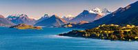 The road to Glenorchy, Otago, South Island, New Zealand