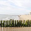 Holzbuhne am Strand bei Westerland auf Sylt von Martin Flechsig