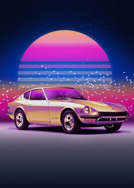 Datsun 240z by Ali Firdaus on canvas, poster, wallpaper and more