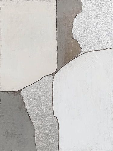 Formes organiques dans des tons neutres et terreux