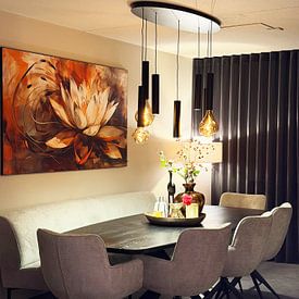 Klantfoto: Lotus Abstract van Jacky, als ArtFrame