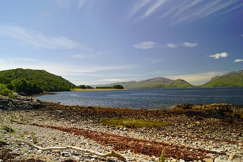 Het Schotse landschap in de buurt van Oban schoonheid van de natuur is moeilijk onder woorden te bre