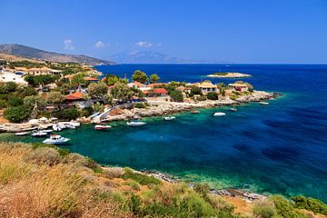 Zakynthos dorpje aan zee by Dennis van de Water