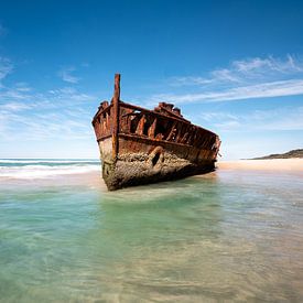 Shipwreck, Fraser island van Arno Steeman