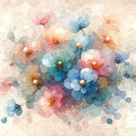 Douce harmonie florale sur Sabine Wagner