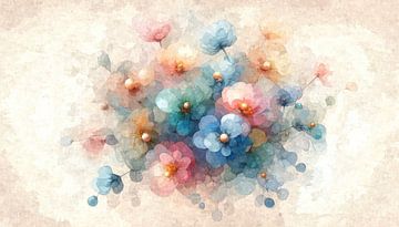 Sanfte Blütenharmonie von Sabine Wagner