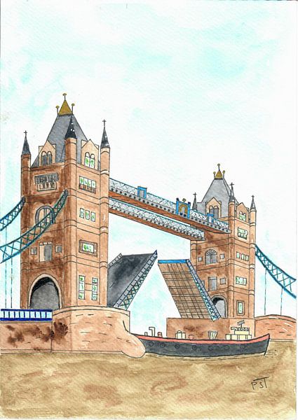 Towerbridge London by Peter Starrenburg