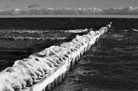Baltische Zee Winteravond van Thomas Jäger thumbnail