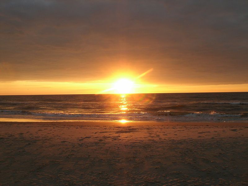 zonsondergang in Blavand Denemarken par tiny brok