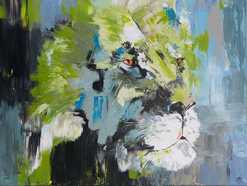 Lion in the bush (Leeuw in de bosjes)