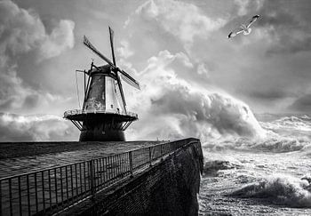 Sturm auf See - Flushing , Zeeland