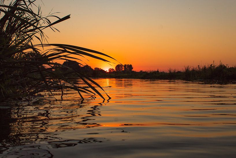 Sunset on the water by Gert-Jan Kamans