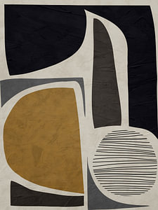 Moderne Organisch Geometrische Abstrakte Kunst
