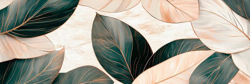 Motif de feuille Nature par Poster Art Shop