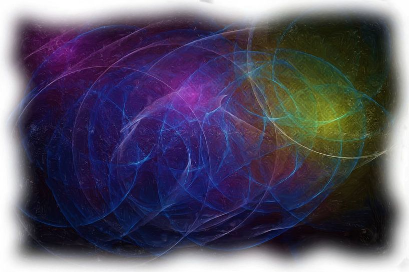 Abstrakte Fantasie-Nebel-Galaxie von Maurice Dawson