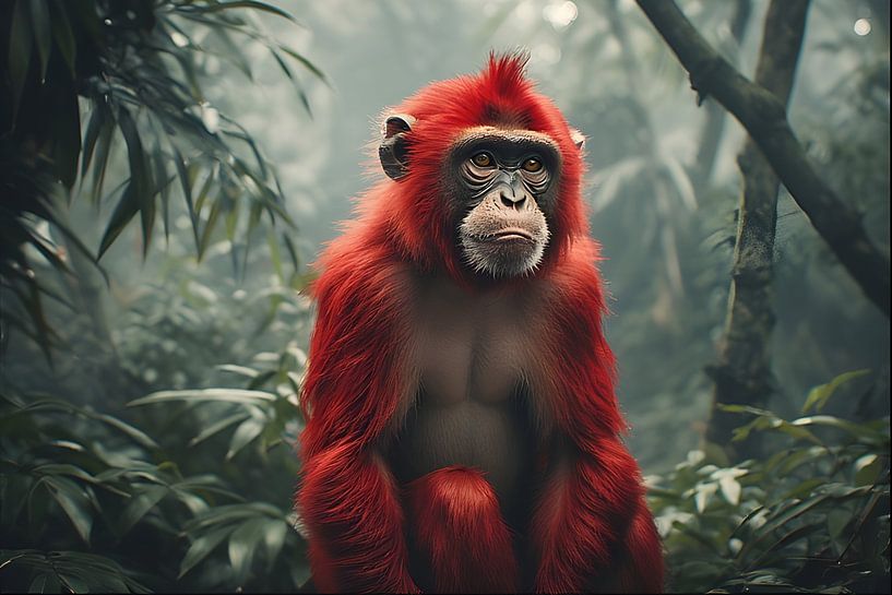 Rotes Alpha des Baldachins von pungky setiawan