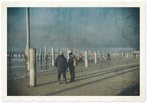 Een strandgezicht van Erik Reijnders