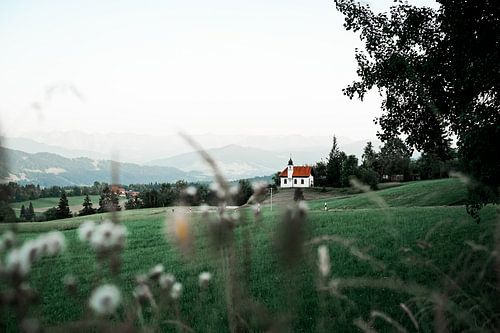 Church near Scheidegg in summer by Rafaela_muc