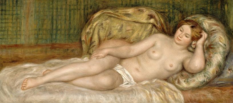 Liegender Akt Auguste Renoir von 1000 Schilderijen