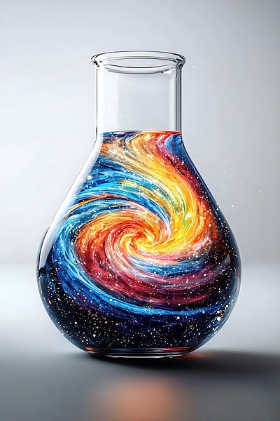 Twisted coloured glassware by PixelPrestige