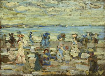 Maurice Brazil Prendergast~Strand Scène