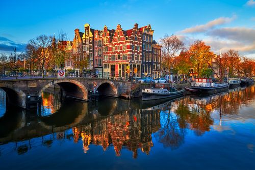 Uitzicht vanaf de Papiermolensluis in Amsterdam, 2020 - 13