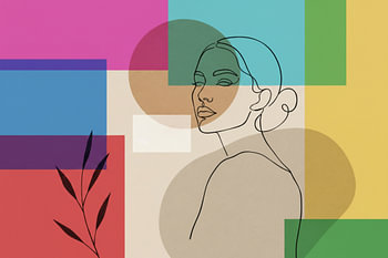 Art linéaire coloré