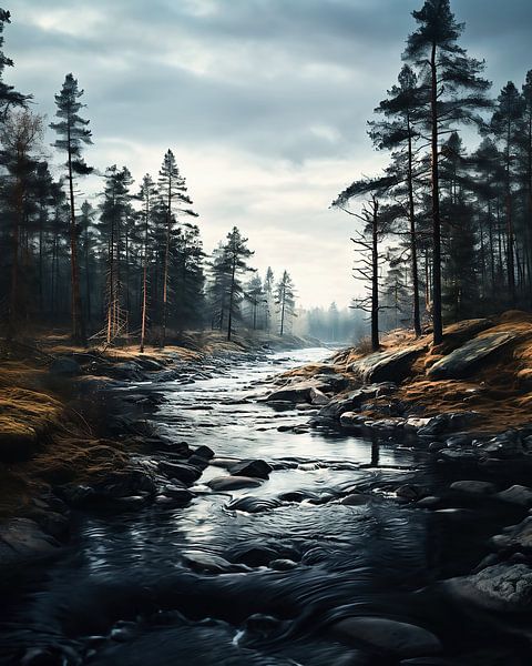 Herfst in Lapland van fernlichtsicht