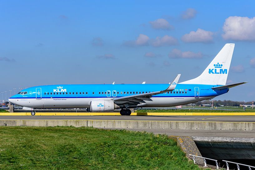 KLM Boeing 737-800 &quot;Goéland argenté&quot; (PH-BXI). par Jaap van den Berg