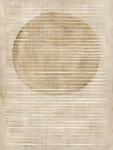 Modern en abstract in aardetinten, Japandi stijl