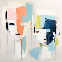 Visages abstraits