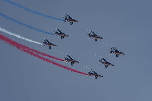 Patrouille de France 2021 in actie.