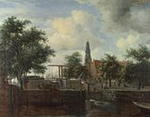 De Haarlemse sluis, Amsterdam, Meindert Hobbema van Meesterlijcke Meesters thumbnail