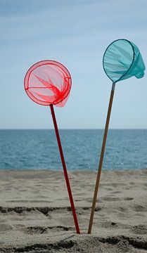 Strand stilleven van Pieter Veninga