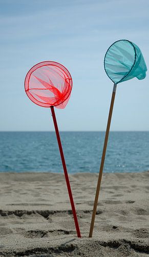 Strand stilleven van Pieter Veninga