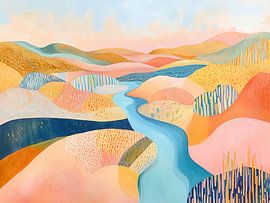 Sommerlandschaft von Blickfänger Gemälde