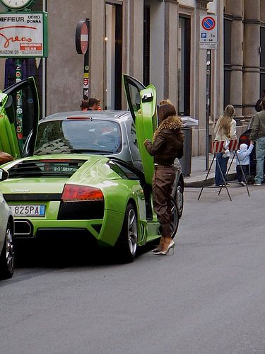 Kermit in Via Monte Napoleone