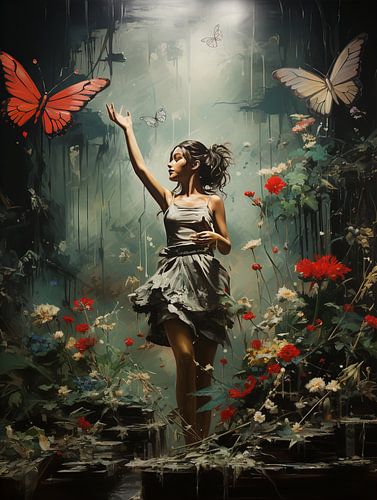 Girl with the Red Butterfly