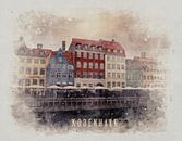 Nyhavn by Christa van Gend thumbnail