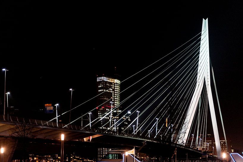 Erasmusbrug rotterdam van Brian Morgan