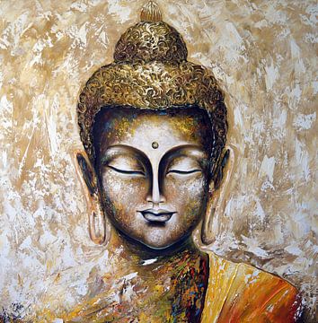 Buddha by Gena Theheartofart