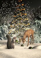 Christmas in the magic forest