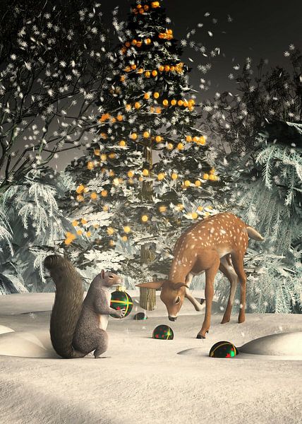 Kerstmis in het magische bos van Jan Keteleer