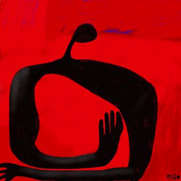 Abstracte figuur van Martin Groenhout