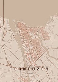 Map of Terneuzen by Stef van Campen