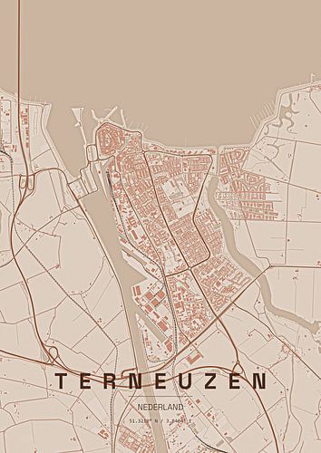 Stadtplan von Terneuzen