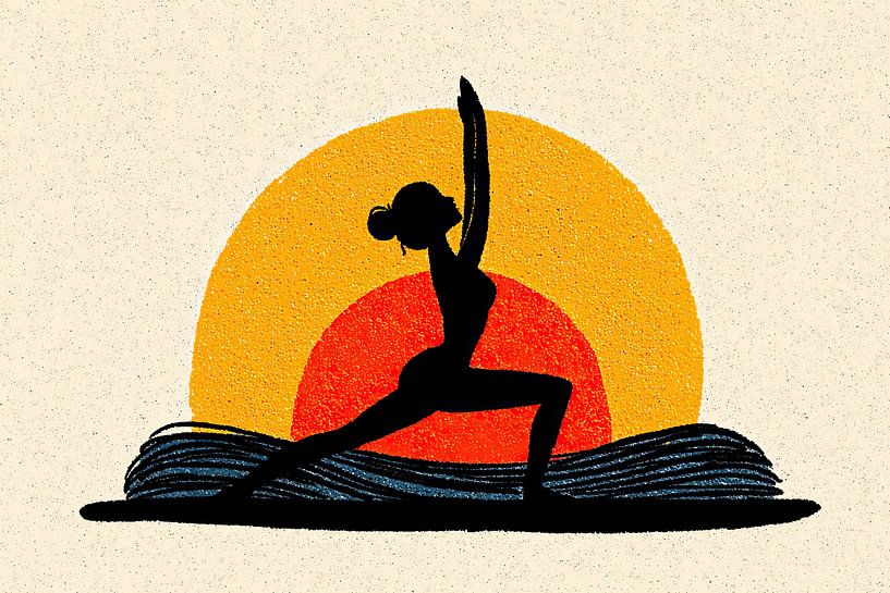 Yoga Woman | Yoga Glow par OMG Art