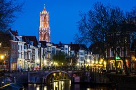 Utrecht cathedral tower weather side by Hans Verhulst