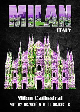 Mailand van Printed Artings